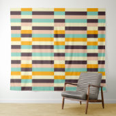 Colorful geometric pattern with vertical stripes  wandteppich (Beispiel (Horizontal))