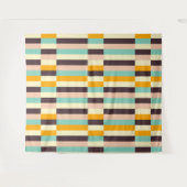 Colorful geometric pattern with vertical stripes  wandteppich (Vorderseite (Horizontal))