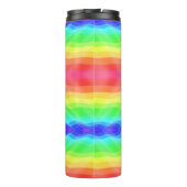 Colorful geometric travel mug with a rainbow thermosbecher (Rückseite)