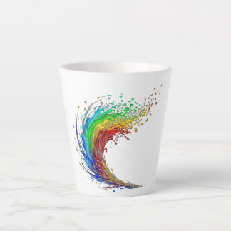 Colorful Geometric Wave Coffee Cup Milchtasse