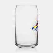 Colorful Geometric Wolf Drinkware Set Dosenglas (Rechts)