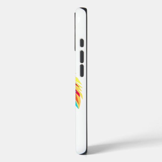 Colorful Geometric Wolf iPhone / iPad case (Rückseite / Links)