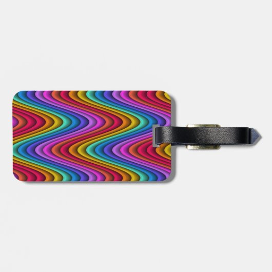 Colorful Gepäckanhänger (Rückseite horizontal)