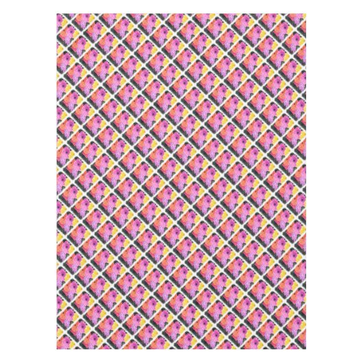 COLORFUL GERBERS TISCHDECKE (Vorderseite)