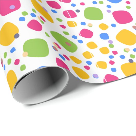 Colorful Geschenkpapier (Rolleneckpunkt)