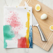 Colorful Geschirrtuch (Viertel Falte)