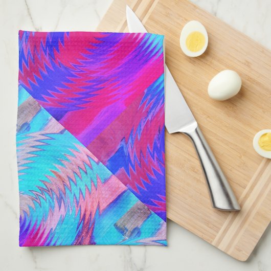 Colorful Geschirrtuch (Viertel Falte)