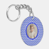 Colorful Gift Ideas For Men Stripe Pattern Schlüsselanhänger (Vorderseite links)