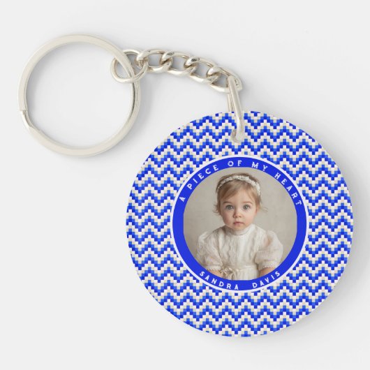 Colorful Gift Ideas For Men Stripe Pattern Schlüsselanhänger (Vorderseite)