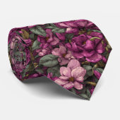 Colorful Gifts For Men Gardenias Floral Krawatte (Gerollt)