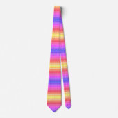 Colorful Gingham Pattern Neck Tie Krawatte (Vorderseite)