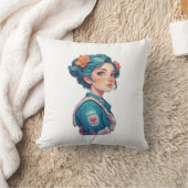 Colorful Girl Kissen (Decke)