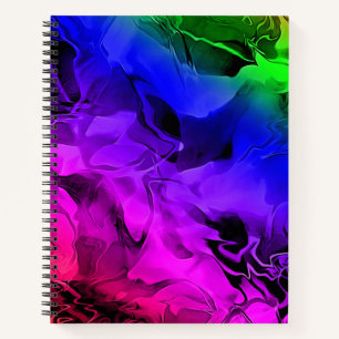 Colorful Girly Modern Chic Stilliches Notebook Notizblock