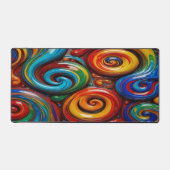 Colorful Glass Swirls - Desk Mat Schreibtischunterlage (Vorderseite)