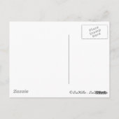 Colorful Glitter Feather Mask Postkarte (Rückseite)