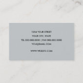 Colorful Glittery Confetti Visitenkarte (Rückseite)