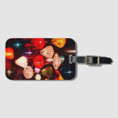 Colorful Glowing Ornate Lanterns Gepäckanhänger (Vorderseite (Horizontal))