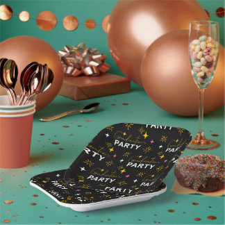 Colorful Graduation Party Paper Plate Pappteller