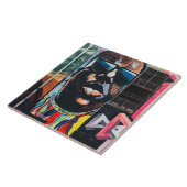 Colorful Graffiti Afroamerikaner Fliese (Seite)