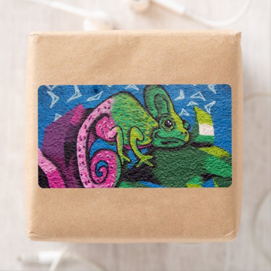 Colorful Graffiti Chameleon (Insitu)