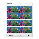 Colorful Graffiti Chameleon (Vorne)