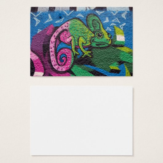 Colorful Graffiti Chameleon (Vorne & Hinten)