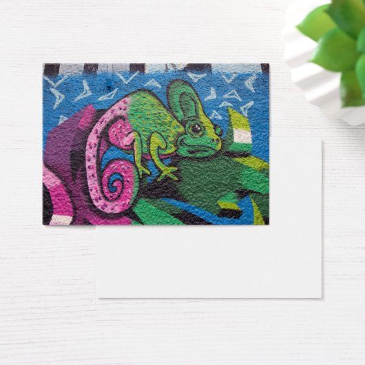 Colorful Graffiti Chameleon (Schreibtisch)