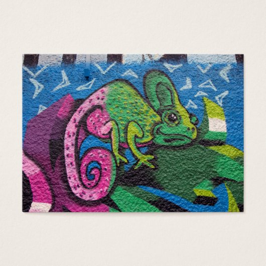 Colorful Graffiti Chameleon (Vorderseite)