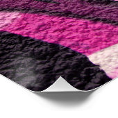 Colorful Graffiti Chameleon Poster (Ecke)