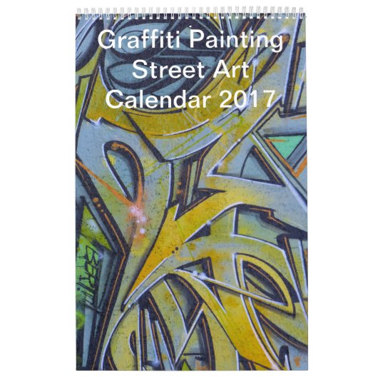 Colorful Graffiti Painting Street Art 2017 Kalender (Titelbild)