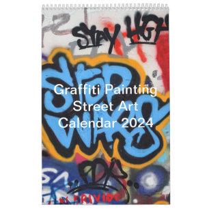 Colorful Graffiti Painting Street Art 2024 Kalender
