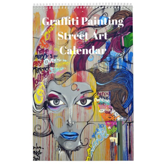 Colorful Graffiti Painting Street Art 2025 Kalender (Titelbild)