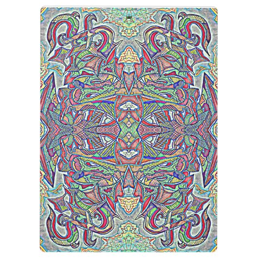 Colorful Graffiti Piece Klemmbrett (Rückseite)