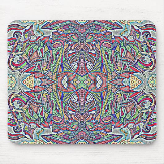 Colorful Graffiti Piece Mousepad (Vorne)