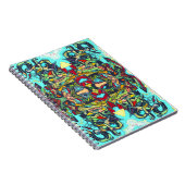 Colorful Graffiti Piece Notizblock (Rechte Seite)