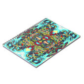 Colorful Graffiti Piece Notizblock (Linke Seite)