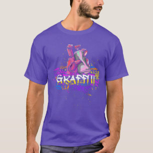 Colorful Graffiti Spray Paint Graffiti Artist  T-Shirt