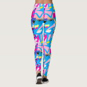Colorful Grafitti Splash Leggings (Rückseite)