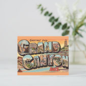 Colorful Grand Canyon Postcard Postkarte (Stehend Vorderseite)