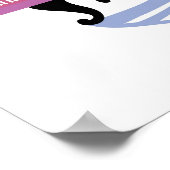 Colorful Grand Piano Poster (Ecke)