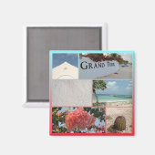 Colorful Grand Turk Foto Magnet (Vorderseite/Rückseite)