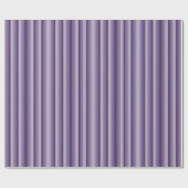 Colorful Grape Lavender Magenta Blue Purple Stripe Geschenkpapier (Flach)