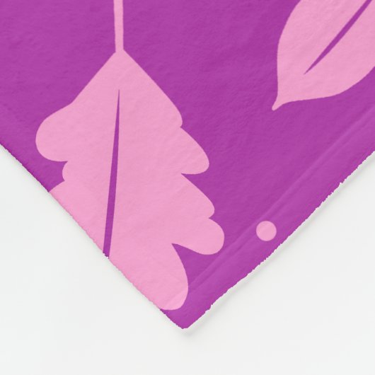 Colorful Graphic Nature Pattern Fleecedecke (Ecke)