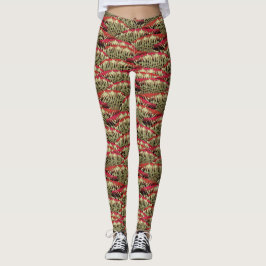 Colorful Grayling Dorsal Fin Fly Fishing Lover Leggings