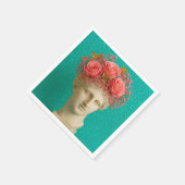 Colorful Greek Ancient Napkins. Serviette (Ecke)