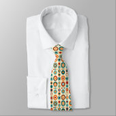 Colorful Groovy Retro Neck Tie Krawatte (Gebunden)