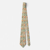 Colorful Groovy Retro Neck Tie Krawatte (Vorderseite)