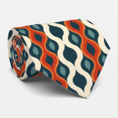 Colorful Groovy Retro Neck Tie Krawatte (Gerollt)