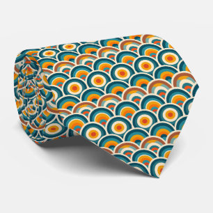Colorful Groovy Retro Neck Tie Krawatte
