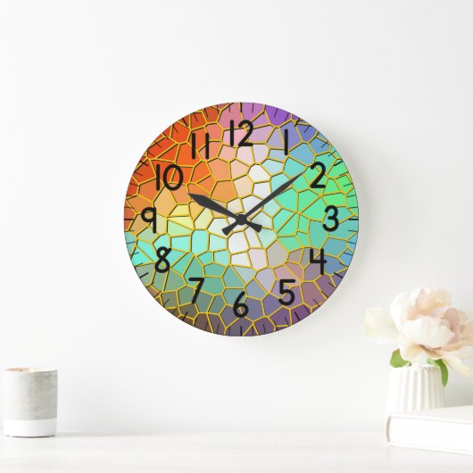 Colorful Große Wanduhr (Zuhause)